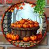 Vintage Tin Sign Rustic Fall Pumpkin Kitchen Cafe Decor