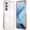 Anti Yellowing Clear Case With 3D Color Strip Airbag Shockproof Raised Lens Protection For Samsung Galaxy S26 S25 S24 S23 Series