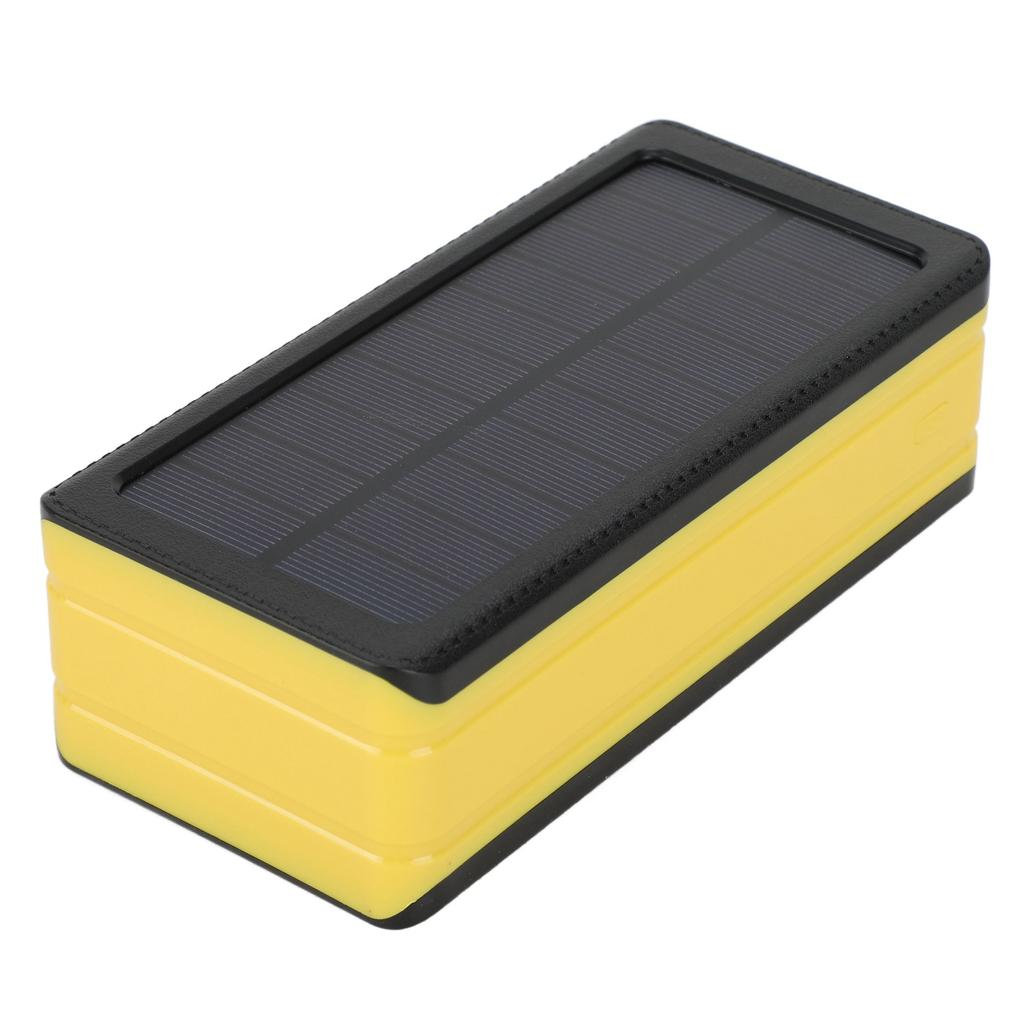 Solar Power Bank 60000mAh 66 LEDs 4 USB Ports Portable Solar Charger Power Bank for Outdoor Camping