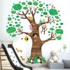 Decowall Extra Large Giant Tree and Animal Wall Sticker Decorative Wall Art Sticker for Kids Bathroom Room Infant DL4-1709 (150x160 Cm) Kindergarten,