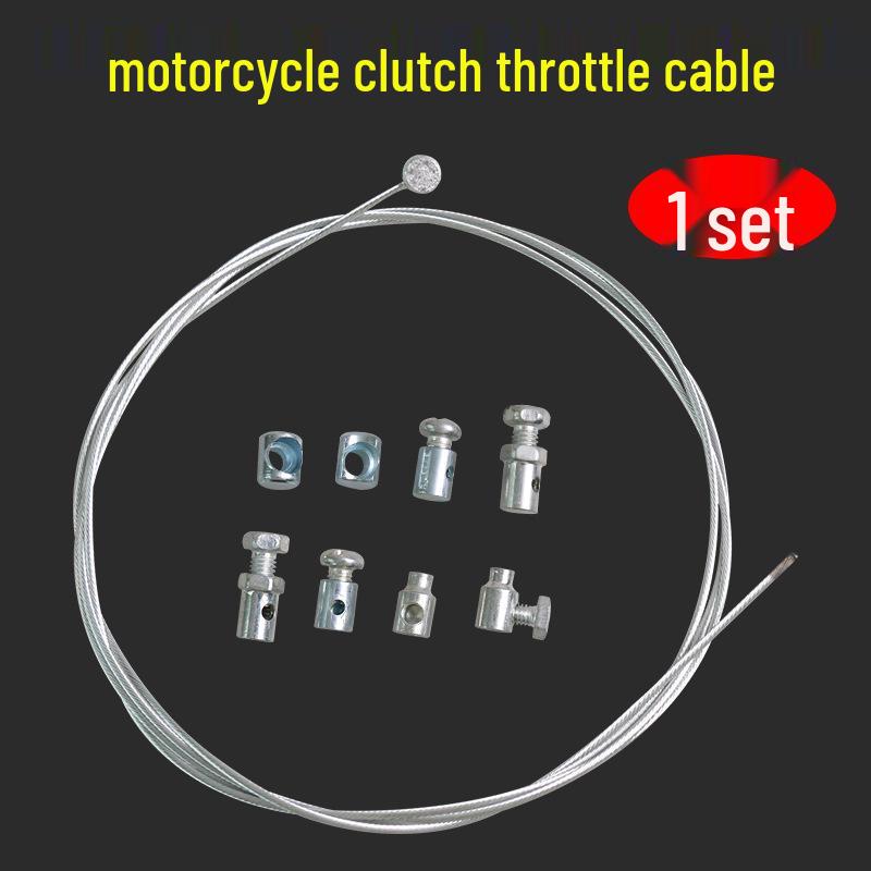 Universal Motorcycle Emergency Brake, Throttle, and Clutch Cable Repair Kit for Off-Road MX