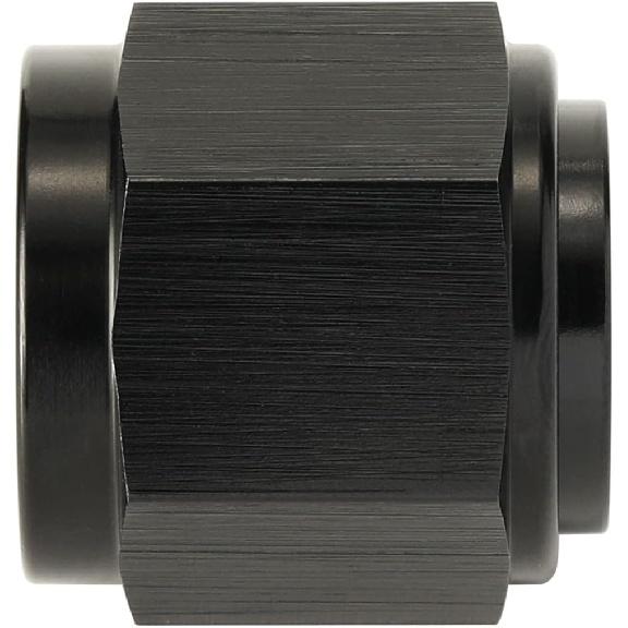 6AN Female Flare Cap Port Plug Block Off Fitting Nut Adapter Aluminum Black