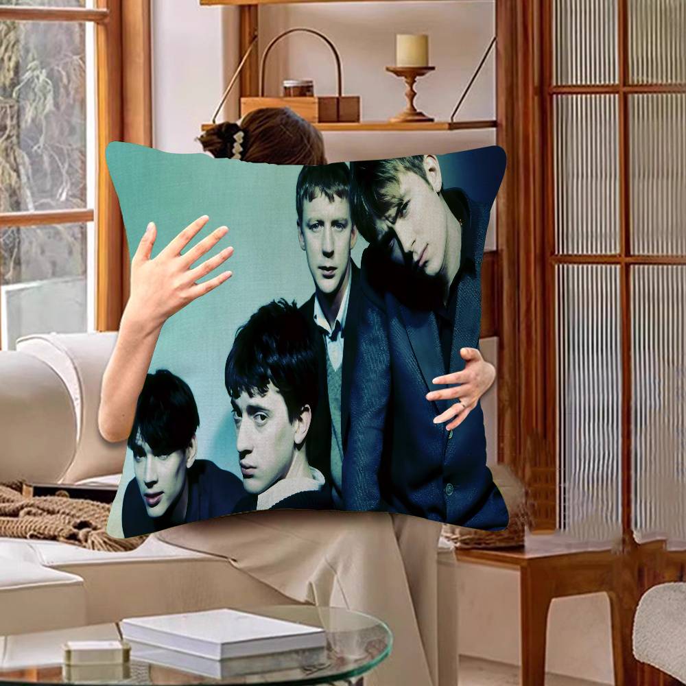 Band Musik Rapper B-Blur Vintage Pillow Gift Home Office Decoration Pillow Bedroom Sofa Car Cushion CoverPillow Case