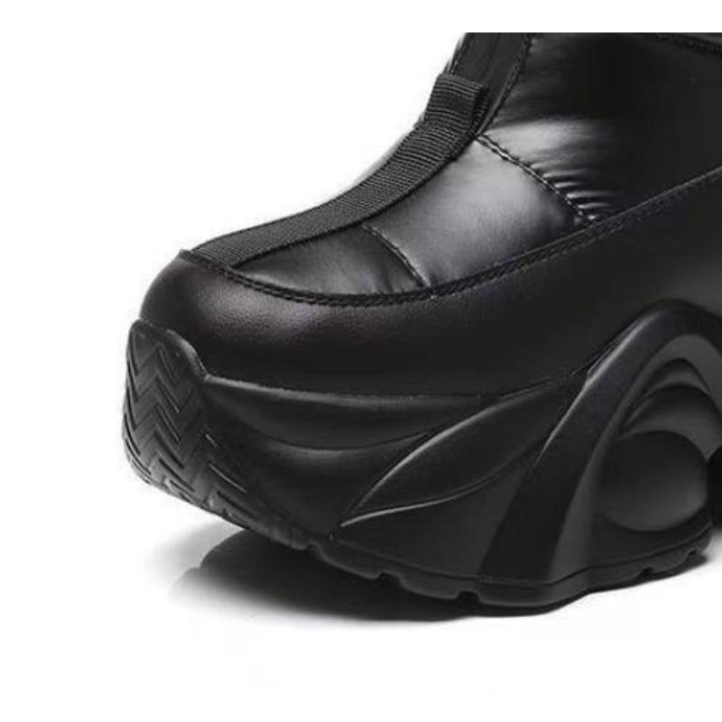 Scarpe in Cotone Impermeabili e Antiscivolo con Fodera Spessa, Stivale da Neve Nuovo Stile per Donna