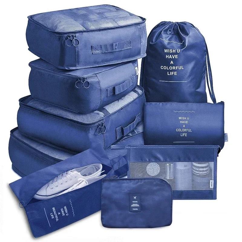 6 Stück/Set Aufbewahrungs-Organizer für Koffer Reisekoffer Packset Koffer Gepäck Kleidung BH Schuh Ordnungstasche Beutel Hohe Qualität