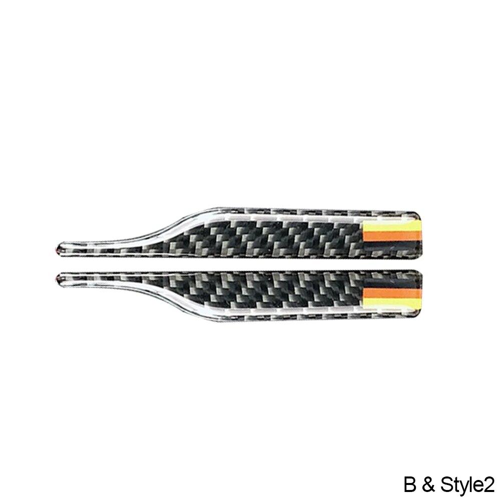 Car Accessories For BMW E90 E60 F30 F34 F10 F20 X1 Carbon Fiber Rearview Mirror Anti-rub Strip Protector Anti-collision Sticker
