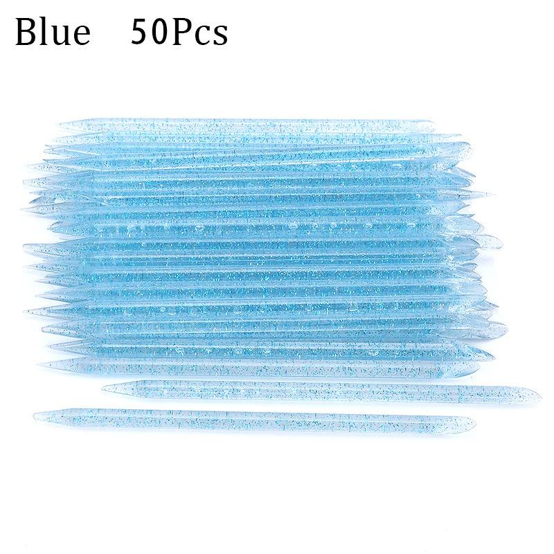 

50 шт., хрустальная палочка для дизайна ногтей, толкатель для кутикулы, многоразовый двойной конец для удаления кутикулы, инструменты для отрастания кутикулы, педикюра, маникюра, ногтей жёлтый