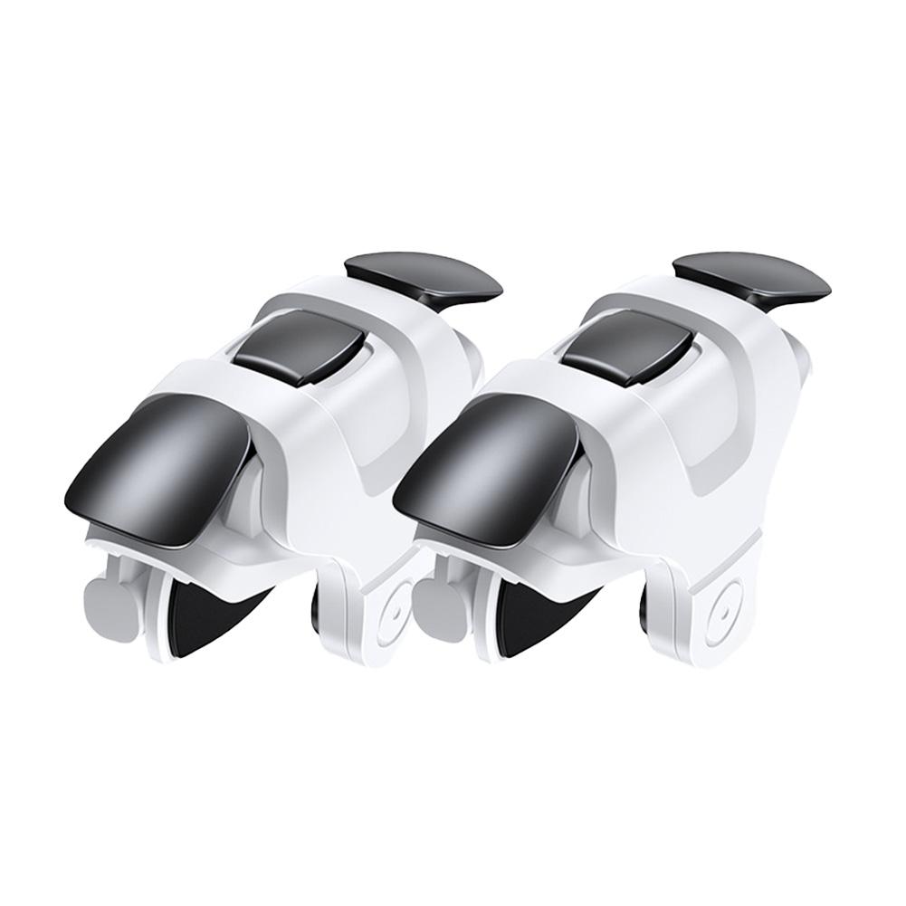 Creative 2Pcs Phone Gaming Triggers for PUBG 4/6 Finger Game Joystick Shooting Buttons Pulse Recoil Control Grips Game Accessory 5
