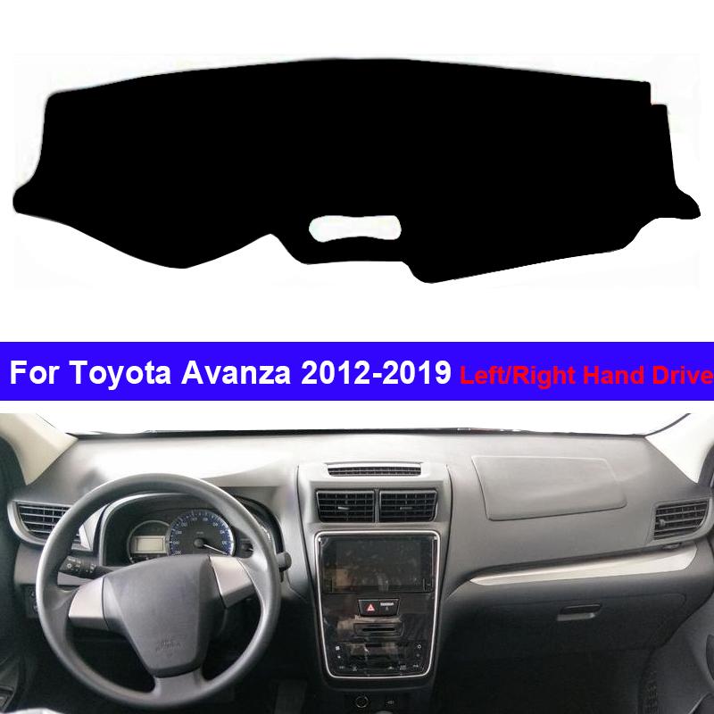 Car Dashboard Cover Dash Mat Carpet Cape For Toyota Avanza 2012 - 2019 Auto Sun Shade Anti-Sun UV Anti-dirty 2018 2017 2016 2015