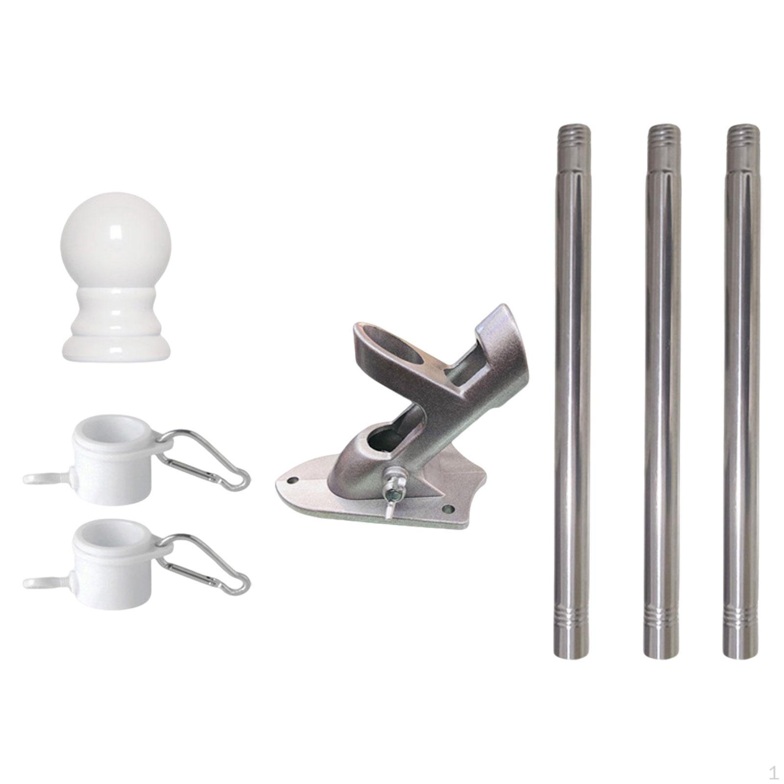 

Комплект держателя для драпа серебряный