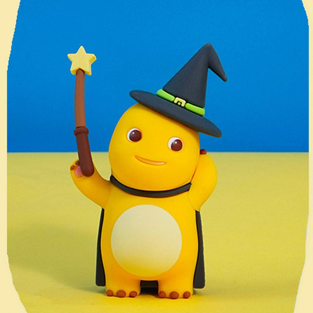 6PCS Milkosaurus Dinosaur, Cute Cartoon Yellow Dinosaur Model, Suitable For Home Decoration, Suitable For Party Animation Gift Toys (random Delivery)