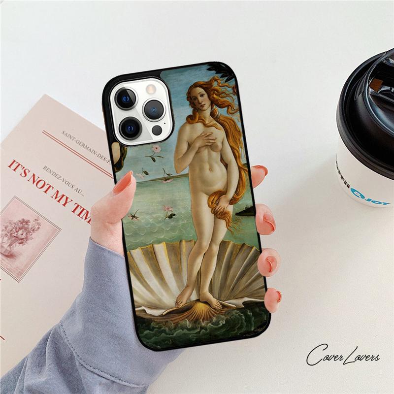 Sandro botticelli Renaissance Phone Case For iPhone 17 Air 14 15 16 13 12 For Apple iPhone 17 Air 11 Pro Max Plus SE2020 Coque
