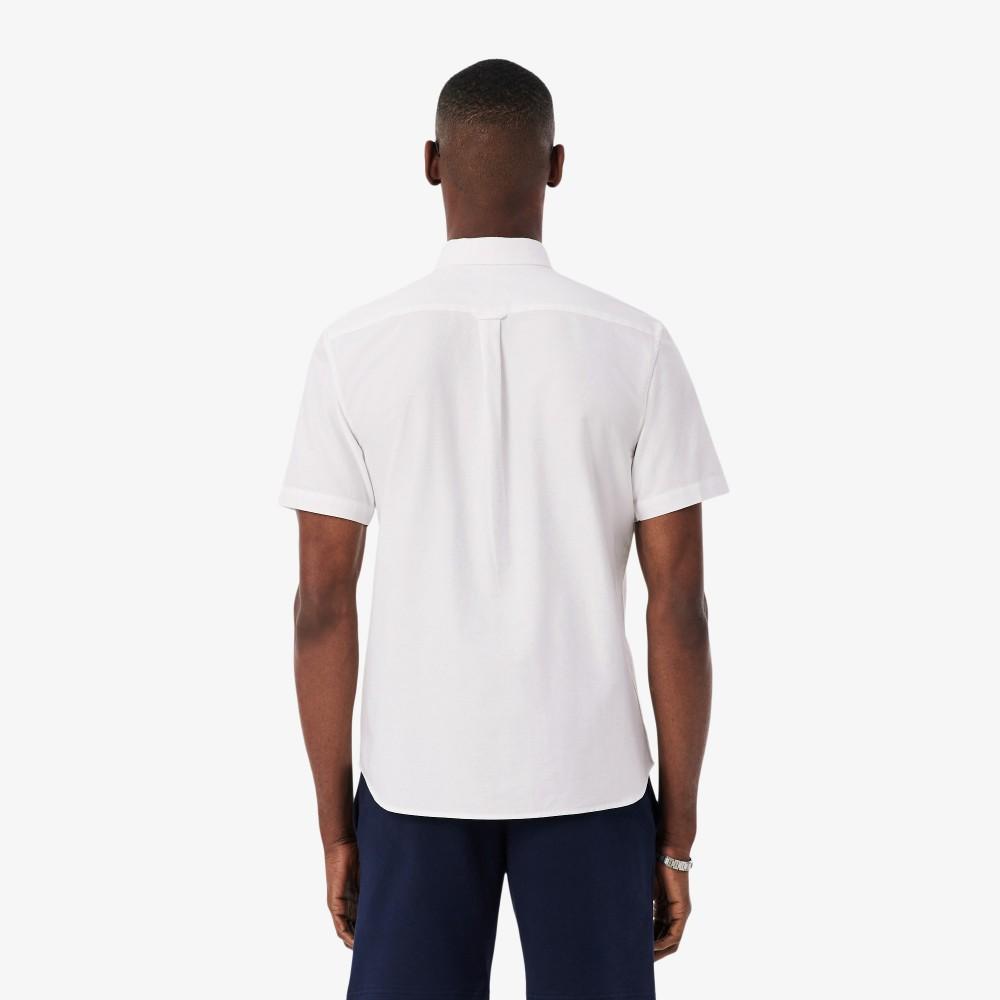 Lacoste Men's Short Sleeve Oxford Shirt CH1917-56G001