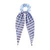 Hair Rope Dot Print Pleated Ribbon Hair Tie No Damage High Elasticity Ponytail Holder Lightweight Daily Hair Accessory