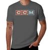 CCM logo Vintage verweerd T-shirt aangepaste katoenen grafische T-shirts Valentijns boetiek kleding heren vintage T-shirts