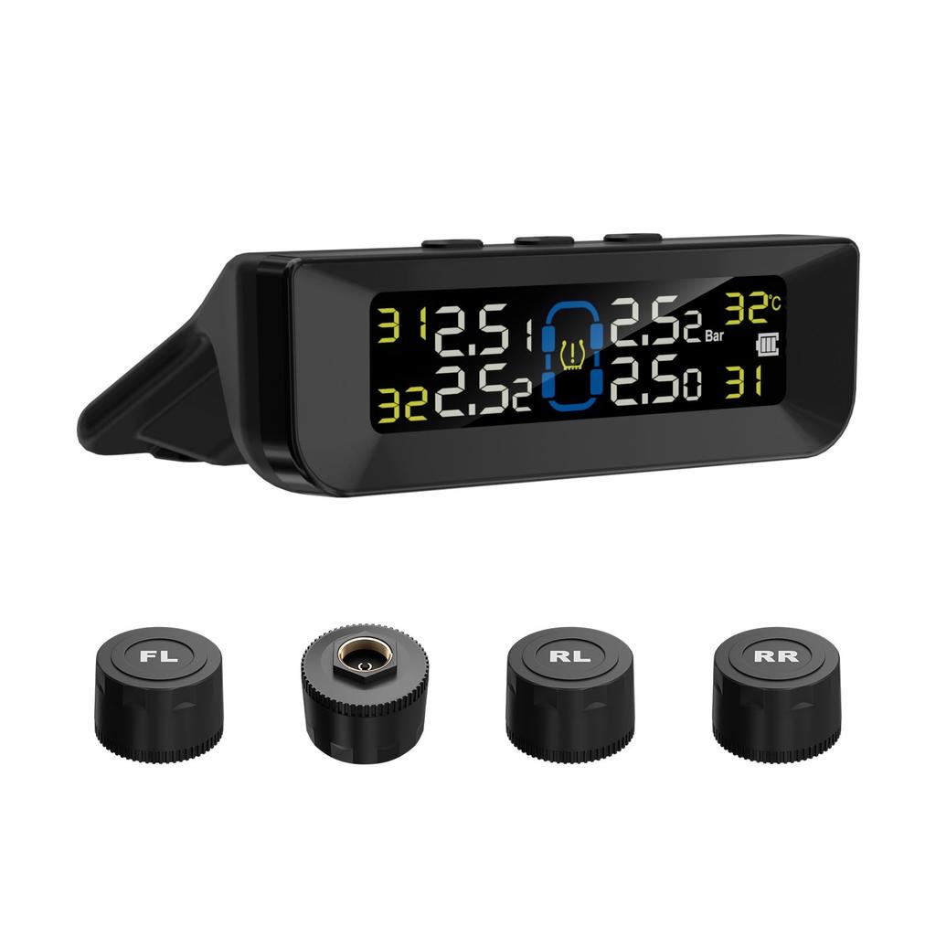 Tigwiss Tire Pressure Monitor, TPMS Air Pressure Sensor, Vibration Sensor, Tire Pressure Temperature Measurement,