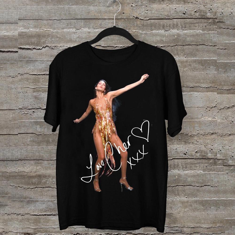 Cher Tour Love Cher Signature  Full Size S-5XL Unisex T-Shirt S