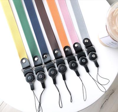 Factory Price Highly Durable Detachable Mobile Phone Neck Lanyard Straps for Smartphone Mp3 Mp4 Camera ID Card Key Chain Rope
