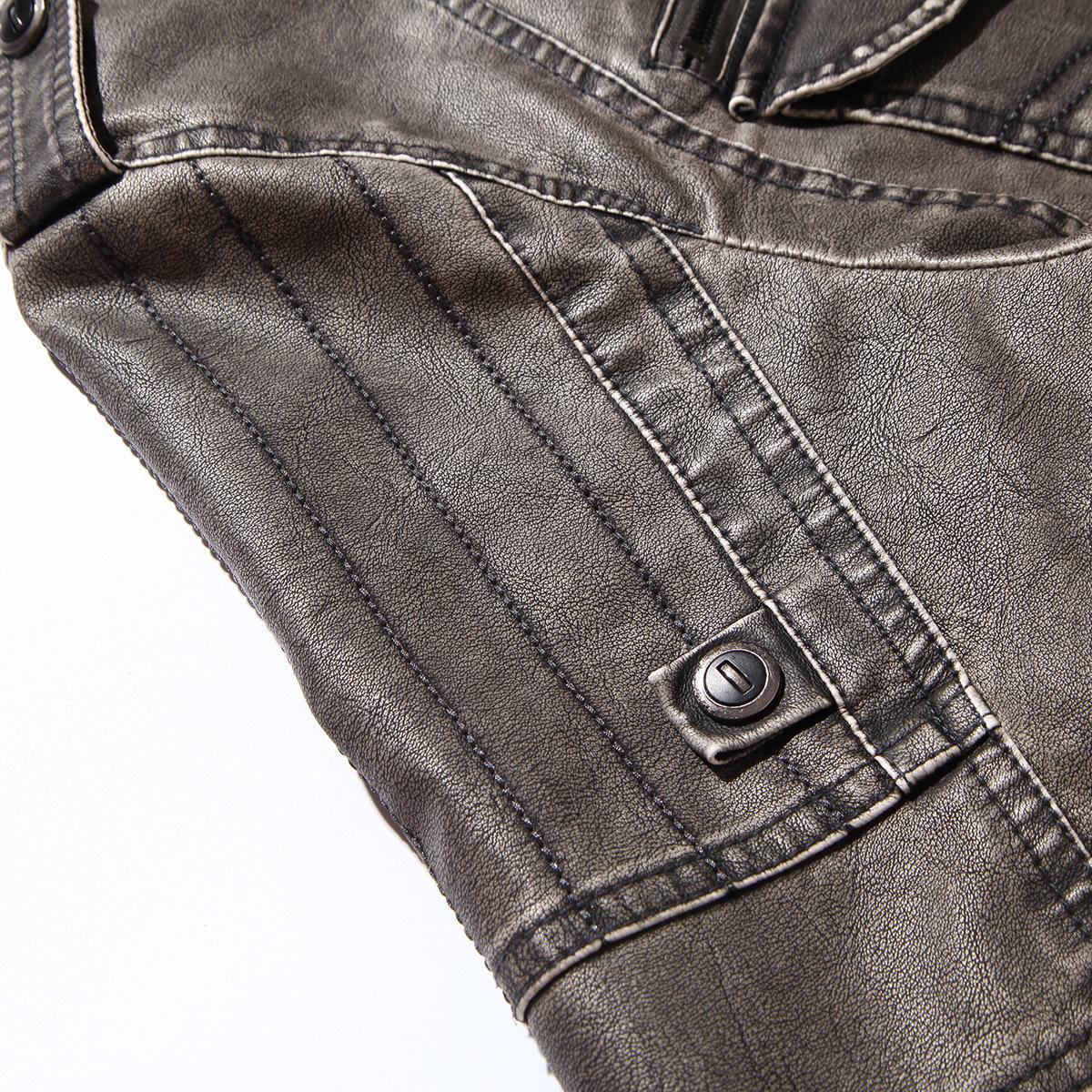 Новая мужская кожаная куртка — фото 5