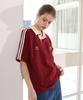 GHOST REPUBLIC Rugby Collared Short Sleeve Tee Gt-372_Wine