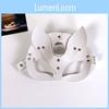 Cat Face Mask For Themed Events With Leather Construction Perfect For Cosplay And Costumes