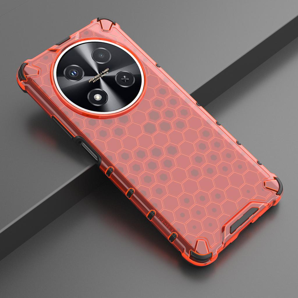 For Huawei nova 12i 4G/Enjoy 70 Pro Case PC+TPU Honeycomb Design Protective Phone Cover