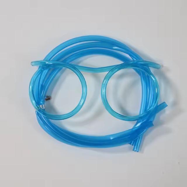 1 PC Fun Soft Plastic Straw Funny Glasses Flexible Drinking Toys Party Joke Tube Tools Kids Baby Birthday Toys Plastic Straws