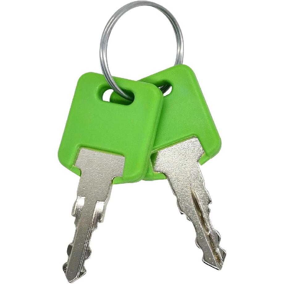 2Pcs RV Keys MK9901 6601 Motorhome Green Master Keys Compatible with FIC Code 9901-6601 and Code CF301 to CF350 EF301 to EF350 HF301 to HF350 CW401