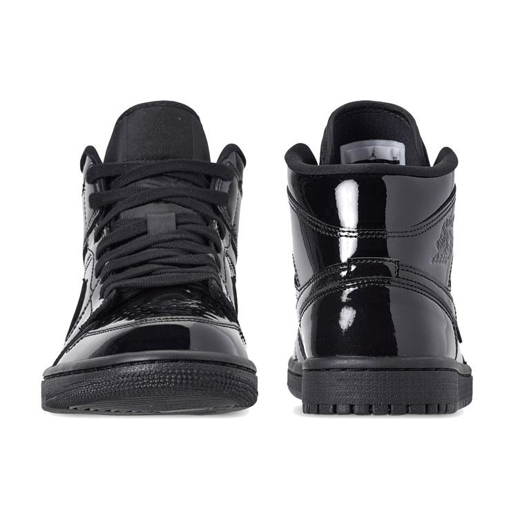 (WMNS) Air Jordan 1 Mid Patent SE 'Triple Black' Donna BQ6472-002