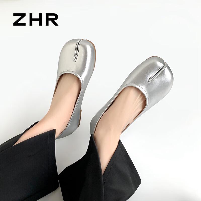 ZHR Women s Retro Lightweight Slip-On Flat Shoes 37