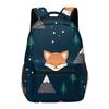 Klassisch Beliebt ethnischer Stil Fuchs Schüler Schultaschen Notizbuch Rucksäcke 3D-Druck Oxford Wasserdicht Jungen/Mädchen Reise Rucksäcke
