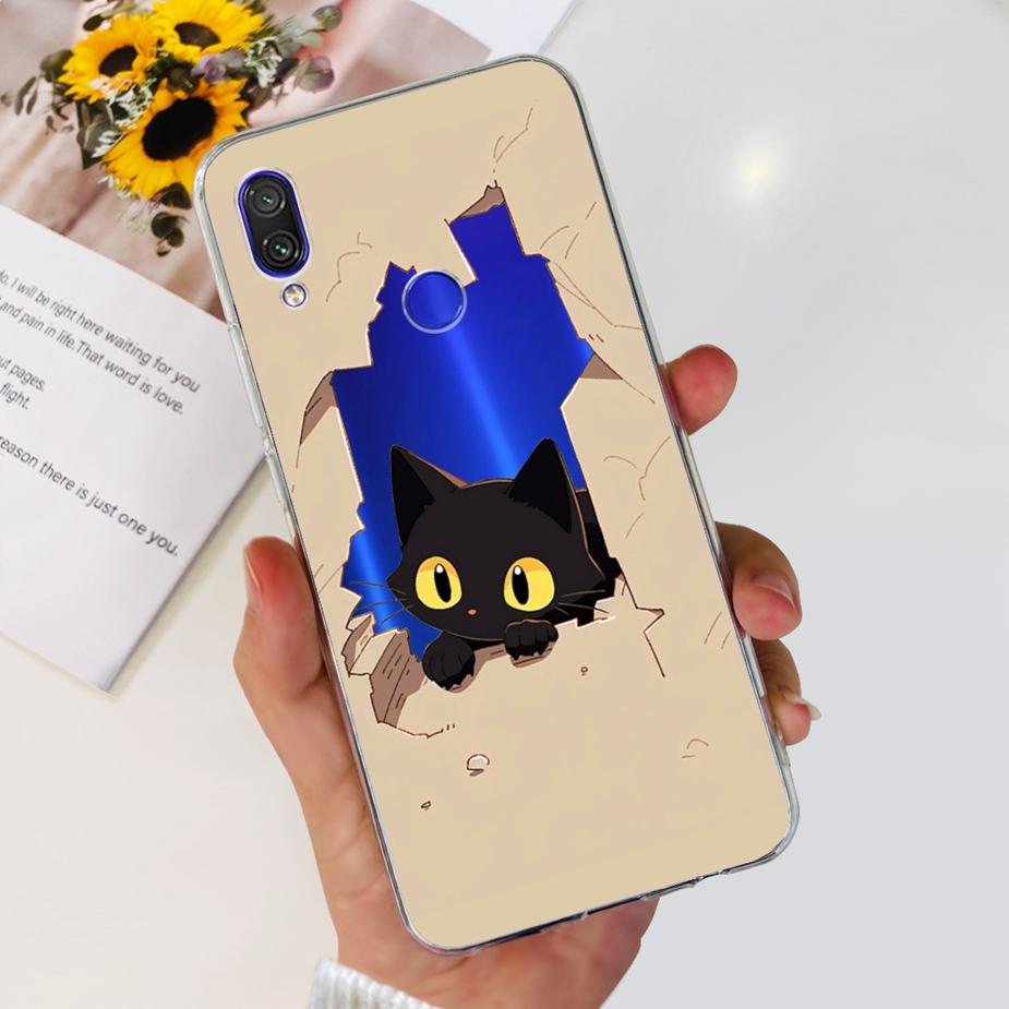 For Xiaomi Redmi Note 7 Pro Case Redmi7 Cute Panda Painted Cover Clear Silicone Soft TPU Phone Case For Redmi 7 Note7 Pro Bumper