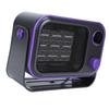 Portable Electric Heater 1200W Temperature Display Overheat Tip Over Prevention Quiet PTC Ceramic Heater for Home Office