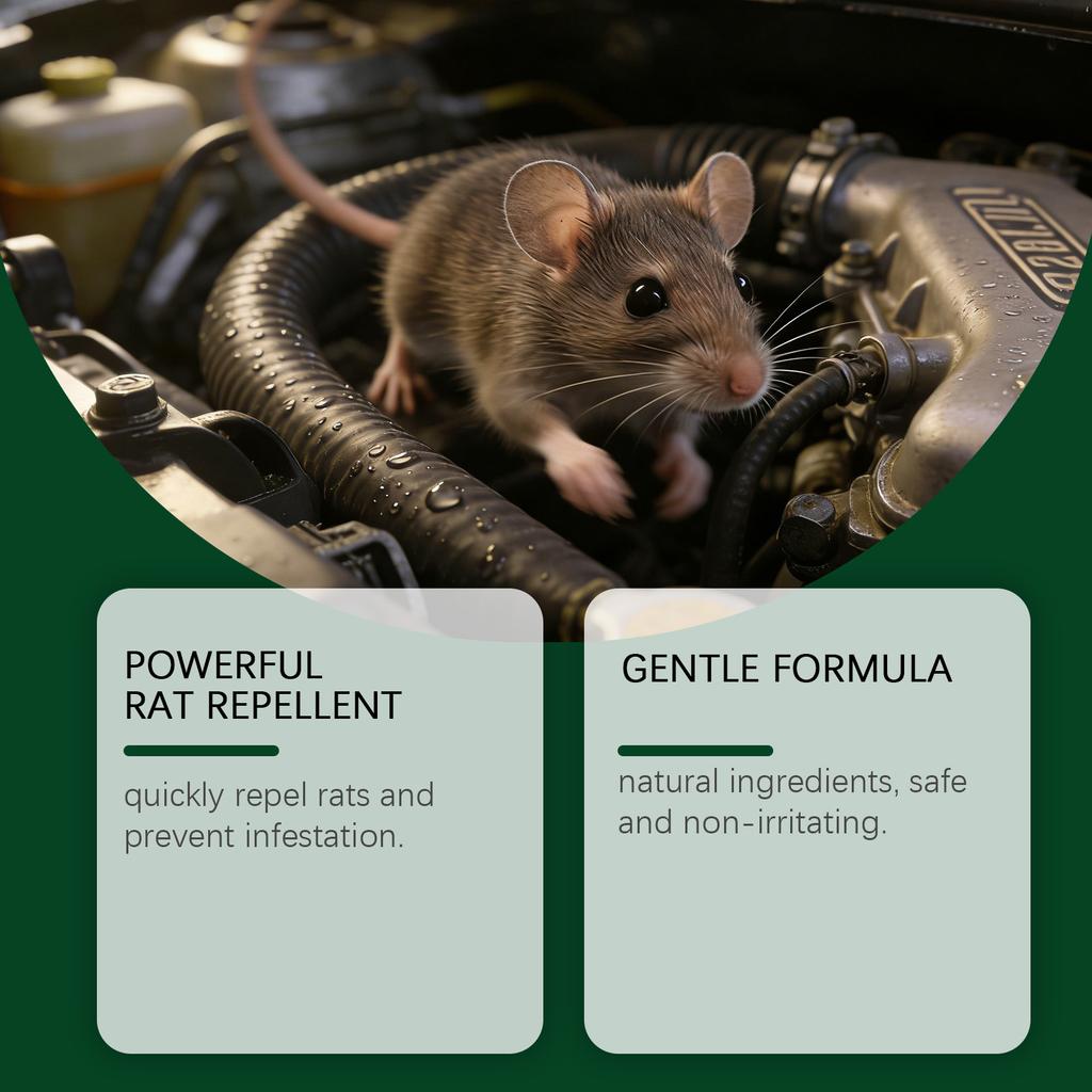 Rodent Repellent Spray Made with Essential Oils for Home Patio Garden Safe for Kids and Family Effective Point and Spray Application 60ml 2oz