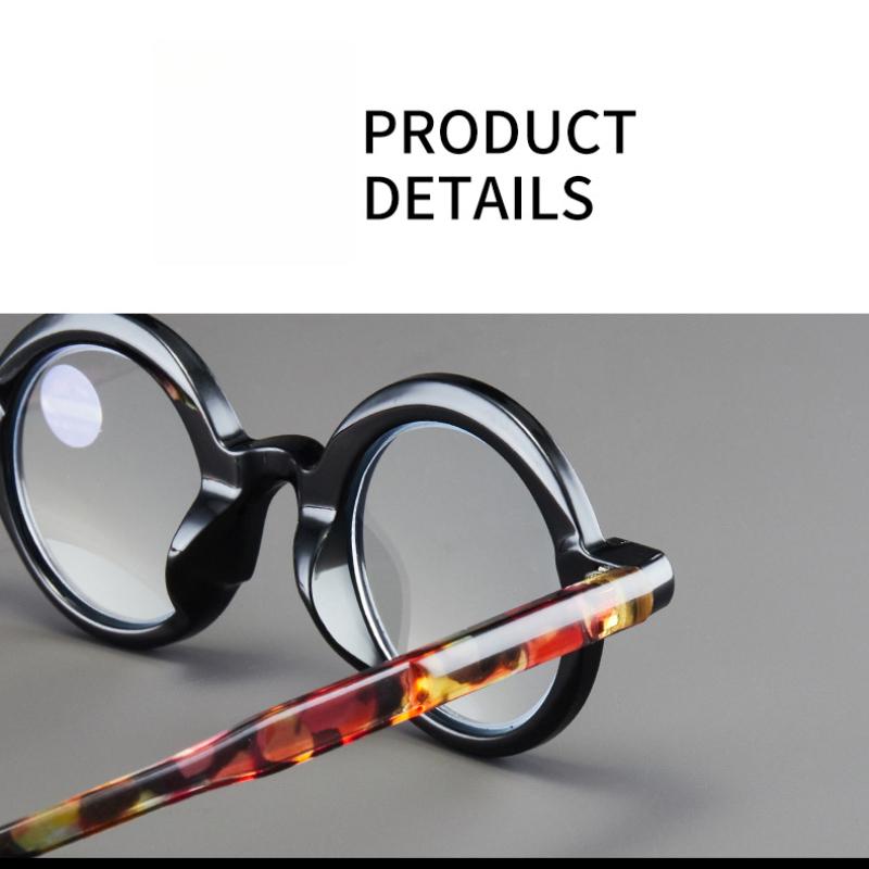 Women's glasses, retro round small frame glasses for men and women