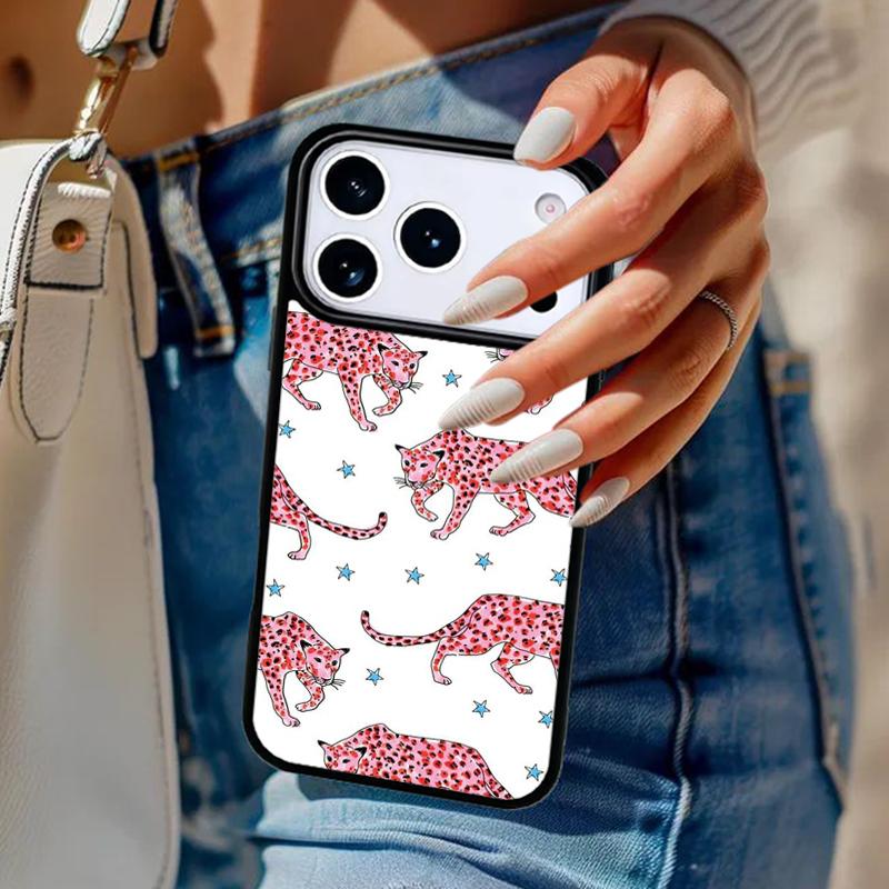Cheetah Panther Phone Case For iPhone 17 Air 14 15 13 12 Max Cover For Apple 14 15 16 16e 11 Pro Max Plus Coque