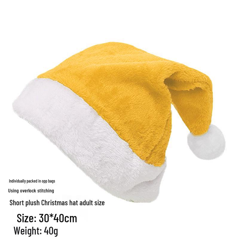 Festive Plush Christmas Hat for Adults & Kids - Perfect for Holiday Parties & Decorations