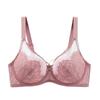 Underwear Women's Plus Size Gathered Bra with Soft Steel Ring and Anti Sagging Accessory Breast Thin and Sexy Push Up Bra