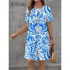 New Fashion Cute Kawaii Dresses Women Graffiti Print  Short Sleeve Loose Casual Mini Dress Plus Size Summer Clothing 8XL