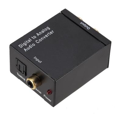 New Digital To Analog Audio Converter Coaxial /Toslink In Headphone Speaker RCA Out