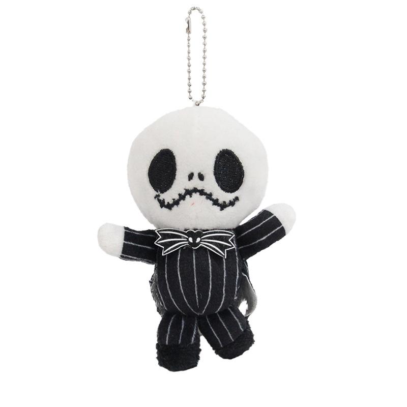 11cm DSN The Nightmare Before Christmas Sally Jack Skellington Plush Toys Zero Dog Stuffed Doll Keychain Pendant Birthday Gifts