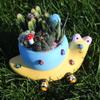 400/200/100PCS Micro Landscape Decoration Wooden Bee Ladybug Figurine Self-Adhesive Stickers Home Garden Beetle Miniature Bonsai Flower Decor