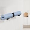 Yoga Mat Holder Wall Mount Yoga Mat Storage Rack Home Gym Wall Organizer for Foam Rollers Resistance Bands Fitness Accessories
