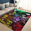 Tappeto Area Gioco Cartoon 3D F-Freddy Grande, Tappeto per Soggiorno Camera da Letto Divano Zerbino Decorazione, Tappetino Antiscivolo per Bambini