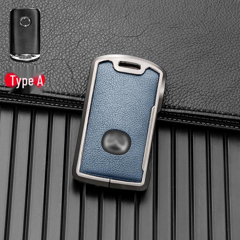 

Multi-Color Full-Cover Metal Key Case for 2021+ Mazda CX-30, CX-5, Axela Individual OPP Bag Simple Packaging