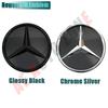 Autoaufkleber Für Mercedes Benz Silberner Rand Neuestes 3D-Stil Emblem Für Mercedes Benz GLC X253 GLE W166 C292 GLS X166 OE-Stil Em