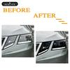 For Skoda Octavia 2017 2018  Car Headlight Tint Black Protective Film Protection Transparent TPU Stickers Accessories