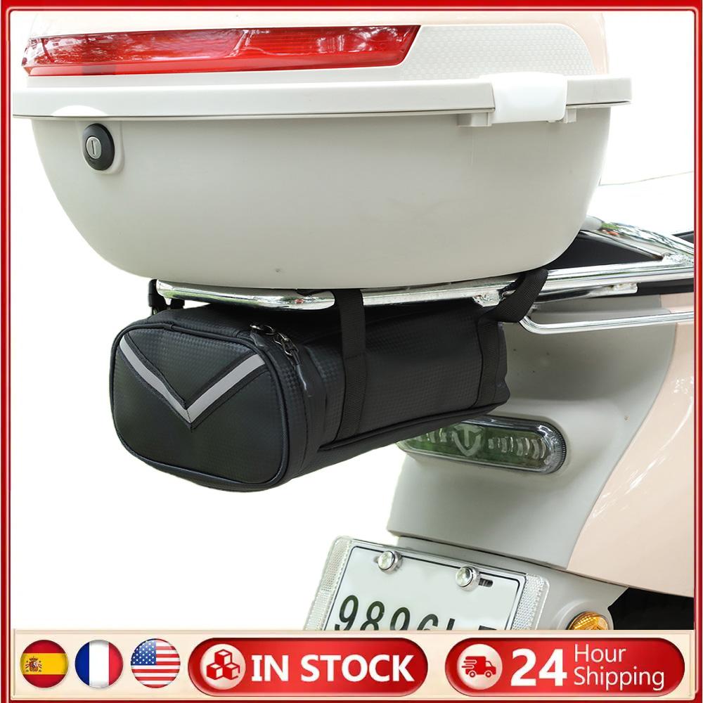Motorcycle Luggage Rack Under Bag Waterproof Bicycle Back Seat Bag Motorcycle Pannier Trunk Bag for Motorcycle Electric Bicycle