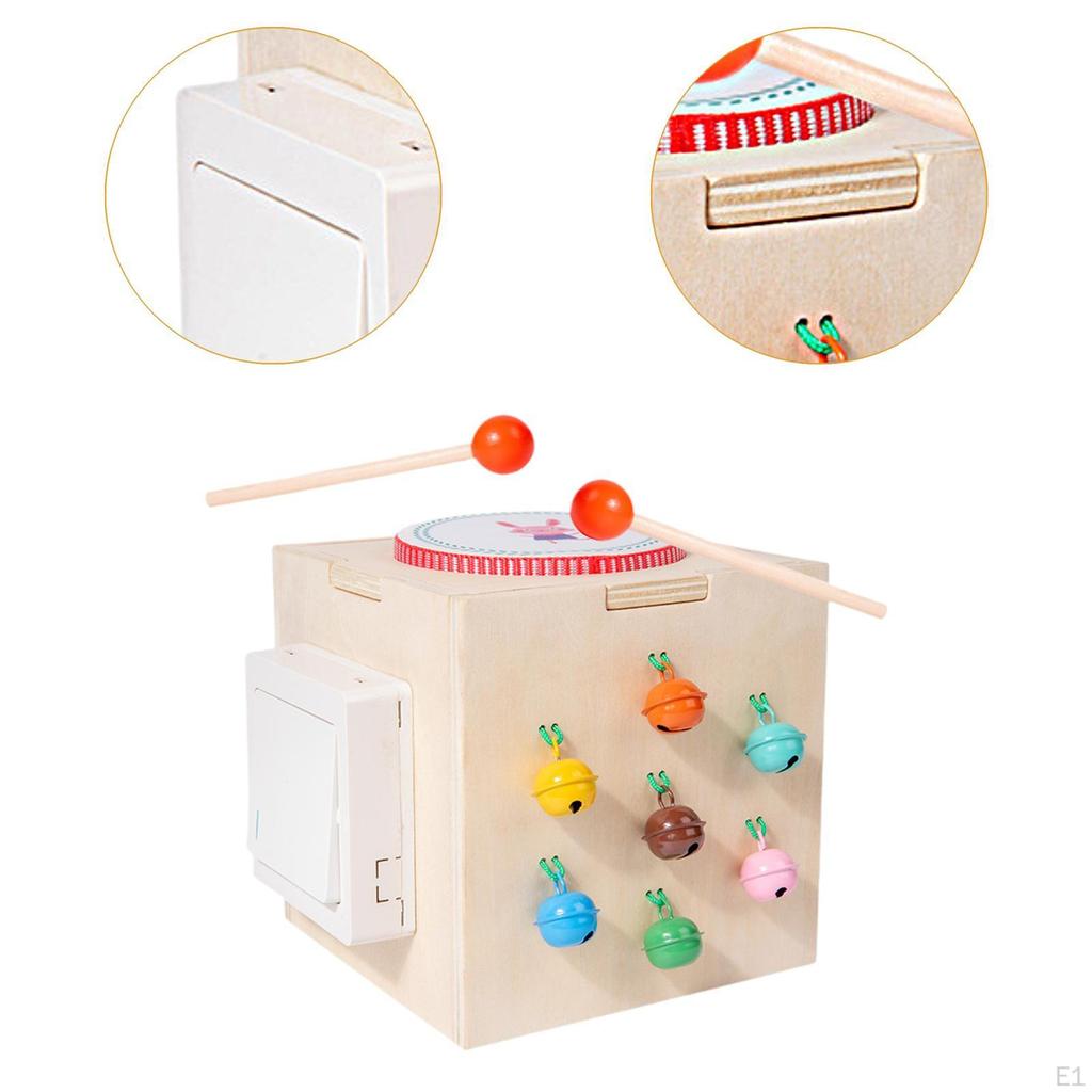 Montessori Music Instruments Toy Early Learning Rhythm Musical Sensory Wooden Kits for