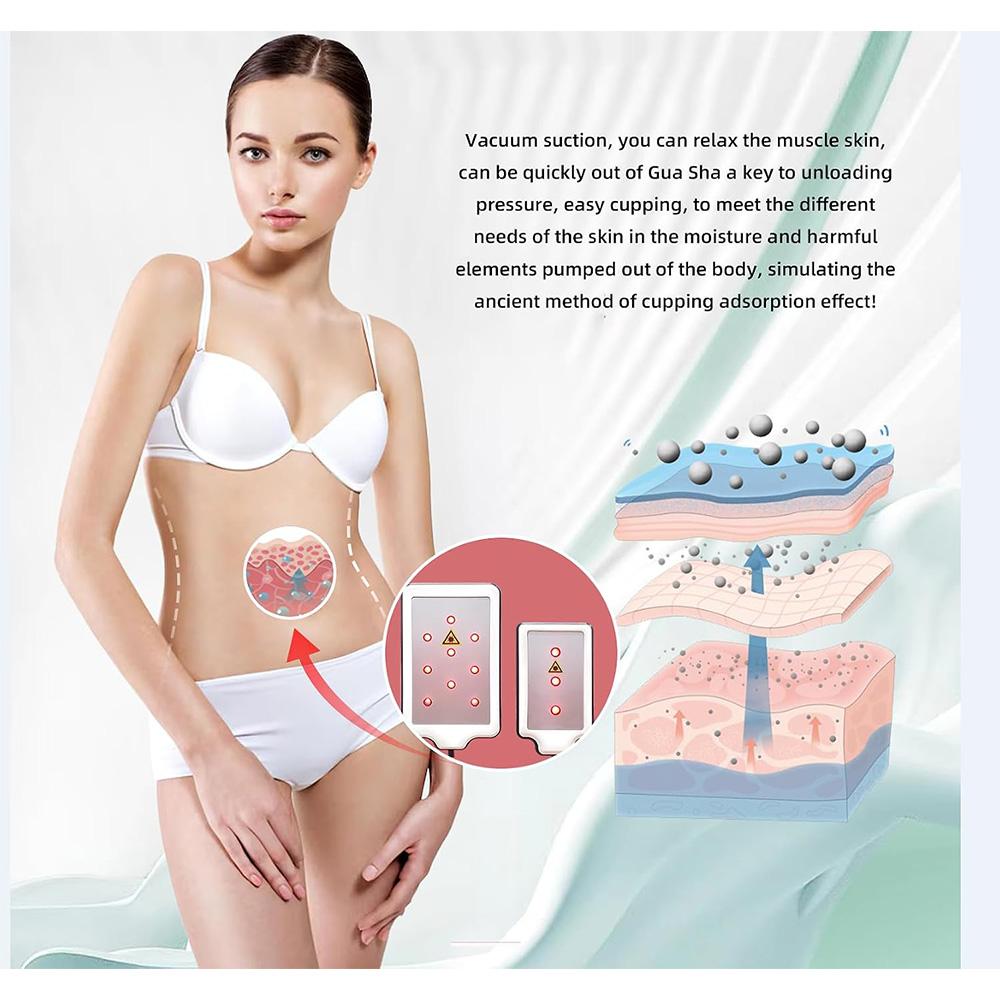 White Multifunctional Body Beauty Machine Cellulite Device Full Body Care Portable Home Use Easy Operation